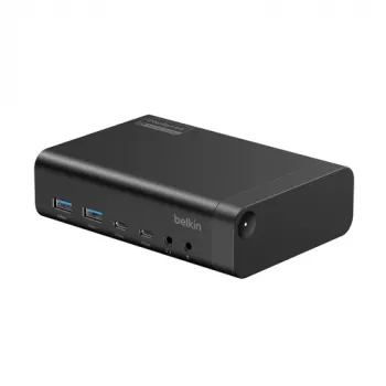Belkin CONNECT 14-in-1 140W Dual Display Dock Black