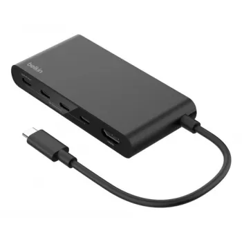 Belkin CONNECT 5-Port USB-C Hub with 4K HDMI and 60W Power Delivery - Black