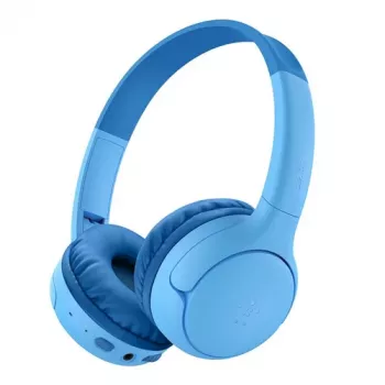 Belkin SoundForm Mini 2 Kids Wireless On-Ear Headphones - Blue