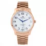 BELLEVUE FB4 Women's Quartz Analog Watch 40mm Stainless Steel Black Dial Leather Strap