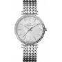 BELLEVUE Woman E66 (32mm) Quartz Analog Watch - Rose Gold Tone Stainless Steel Case, White Dial, Brown Leather Strap