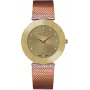 BELLEVUE Woman F106 Quartz Analog Watch 25mm Stainless Steel Mesh Silver