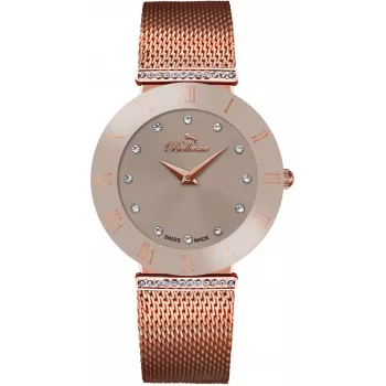 BELLEVUE Woman F124 Quartz Analog Watch 26mm Stainless Steel Silver