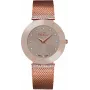 BELLEVUE Woman F124 Quartz Analog Watch 26mm Stainless Steel Silver