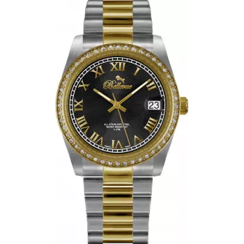 BELLEVUE Woman I11 Watch 35mm Stainless Steel White Dial Black Leather