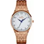 BELLEVUE Women's Watch A48 36mm Rose Gold Stainless Steel Brown Leather