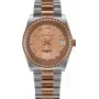 Bellevue Women's Watch I23 35mm Stainless Steel Quartz Analog Silver Dial Black Leather Strap