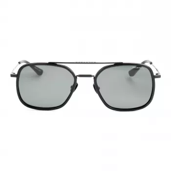 Belstaff Avedon S118 Men's Sunglasses - Black Acetate Frame, Grey Polycarbonate Lens, UV400 Protection, 56/20/145 mm