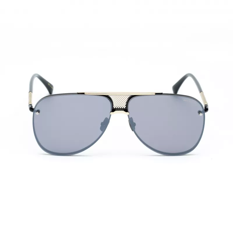 BELSTAFF BECKINGTONIIN Men's Square Acetate Sunglasses - Black Frame Grey Lens 63/12/145 mm