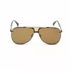 BELSTAFF BECKINGTONNEG Men's Rectangular Sunglasses - Black Frame, Smoke Lens, 61/12/145 mm