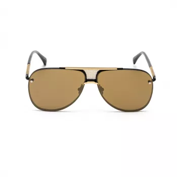 BELSTAFF BECKINGTONNEG Men's Rectangular Sunglasses - Black Frame, Smoke Lens, 61/12/145 mm