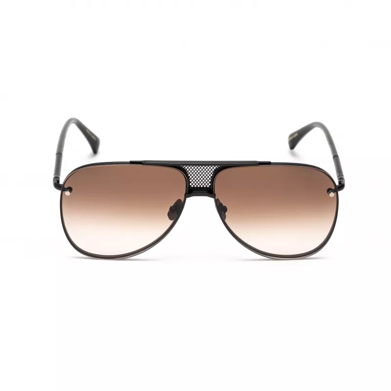 Belstaff Beckinton Men's Sunglasses - Black Acetate Frame Grey Lens 61/12/145 mm UV400