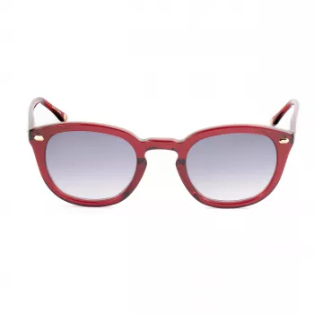 Belstaff Grasmere-S179 Women's Sunglasses - Black Acetate Frame, Grey Polycarbonate Lens, 47/23/145 mm, UV400 Protection
