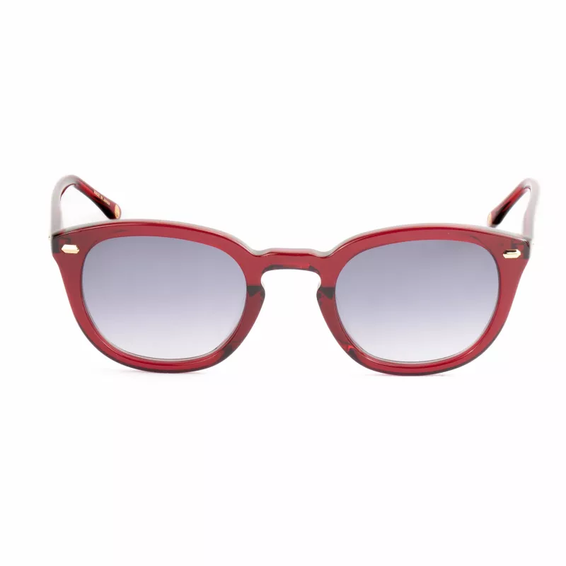 Belstaff Grasmere-S179 Women's Sunglasses - Black Acetate Frame, Grey Polycarbonate Lens, 47/23/145 mm, UV400 Protection