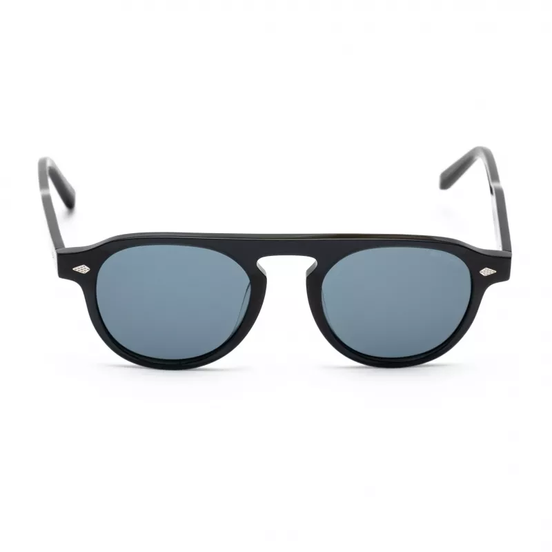 BELSTAFF LARSSON-NEGRO Unisex Sunglasses 49/21/145 mm Black Frame Grey Lens UV400