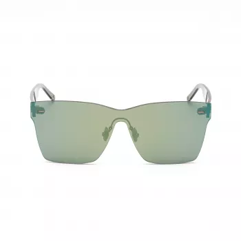 BELSTAFF LUMINORPETROL Women's Shield Sunglasses - Petrol Frame, Dark Blue/Green Tint Lens, UV400