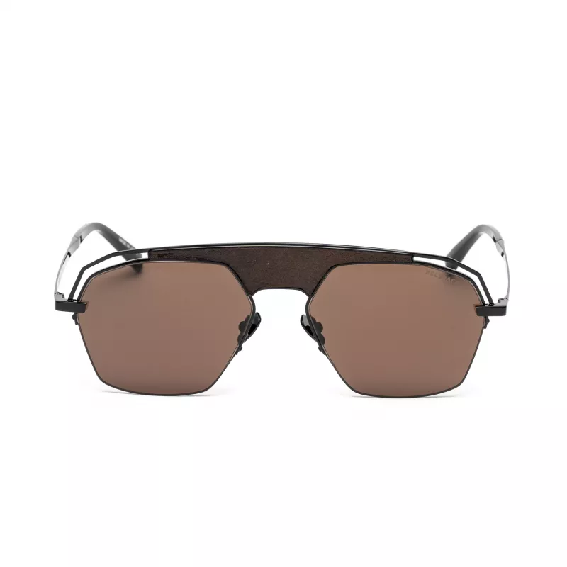 BELSTAFF MAN MAXFORDNEGROW Sunglasses 57/18/145 mm Black Frame Grey Lens UV400