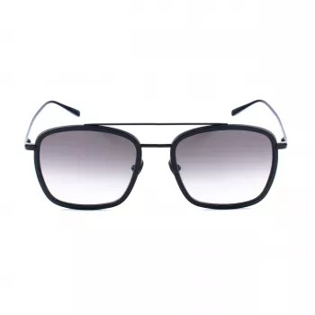 BELSTAFF MAN Ryder CLARS08 Sunglasses - Black Acetate Frame, Grey Polycarbonate Lenses, UV400 Protection, 54/21/145 mm