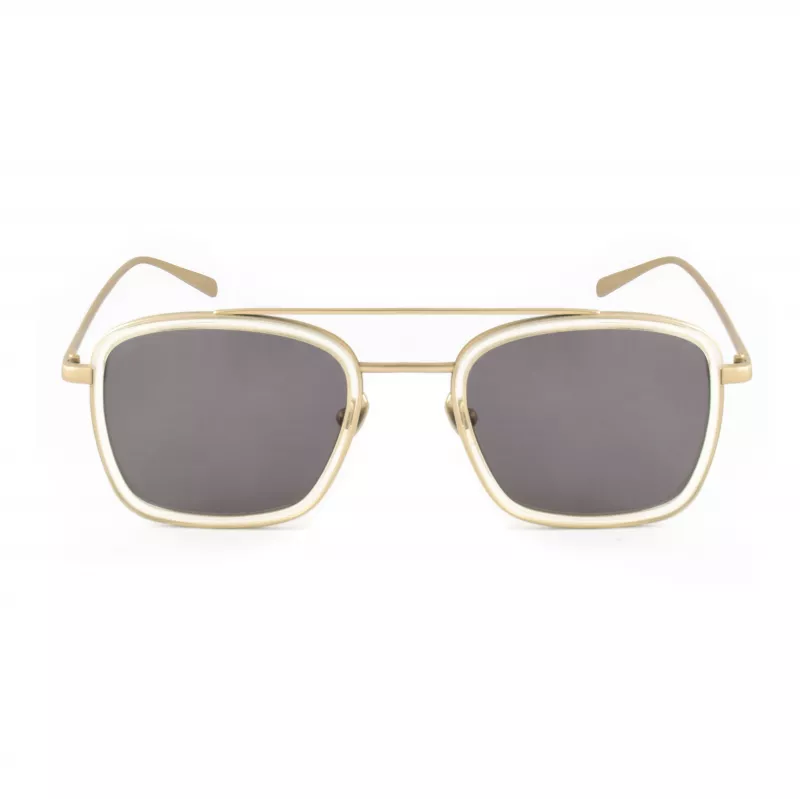 BELSTAFF MAN Ryder Two Sunglasses RYDERTWOS087 - Black Acetate Frame Grey Lens 51/18/145 mm