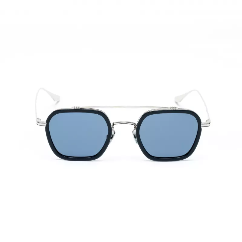 BELSTAFF MERRICKAZULW Men's Sunglasses - Square Acetate Frame with UV400 Protection (47/23/143 mm)