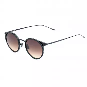 Belstaff Parkgate-S123 Unisex Sunglasses - Black Frame, Grey Lens, 48/21/145 mm
