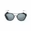 BELSTAFF PINNERNEGROCO Unisex Sunglasses - Black Frame, Grey Lens, 53/19/145 mm