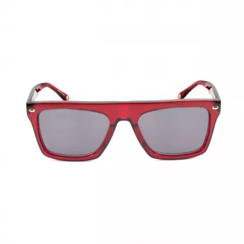 BELSTAFF Randfodii Men's Sunglasses - Acetate Frame, Polycarbonate Lenses, UV400 Protection, 58mm Lens Width, Black/Grey