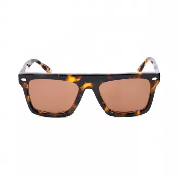 Belstaff Randford S153 Unisex Sunglasses - Black Acetate Frame, Grey Polycarbonate Lenses, 52mm