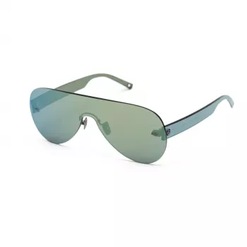 BELSTAFF SPEEDMASTERPE Unisex Pilot Sunglasses - Black Frame Grey Lens 141/00/145 mm