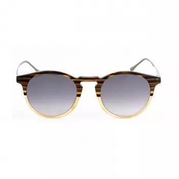 BELSTAFF Unisex Brooklands032 Sunglasses - Black Frame Grey Lens 48/23/148 mm