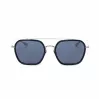 BELSTAFF Unisex Merrikii Azul Sunglasses - Blue Frame Grey Lens 57mm