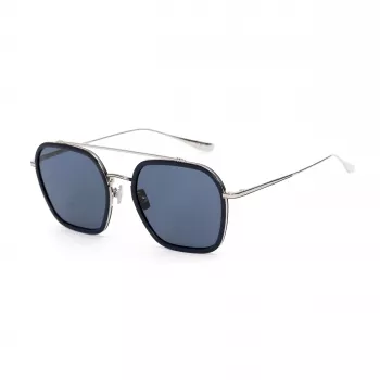 BELSTAFF Unisex Merrikii Azul Sunglasses - Blue Frame Grey Lens 57mm