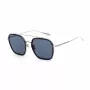 BELSTAFF Unisex Merrikii Azul Sunglasses - Blue Frame Grey Lens 57mm