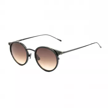 BELSTAFF Unisex Parkgate-S120 Sunglasses - Black Acetate Frame, Grey Polycarbonate Lenses, UV400 Protection, 48/21/145 mm