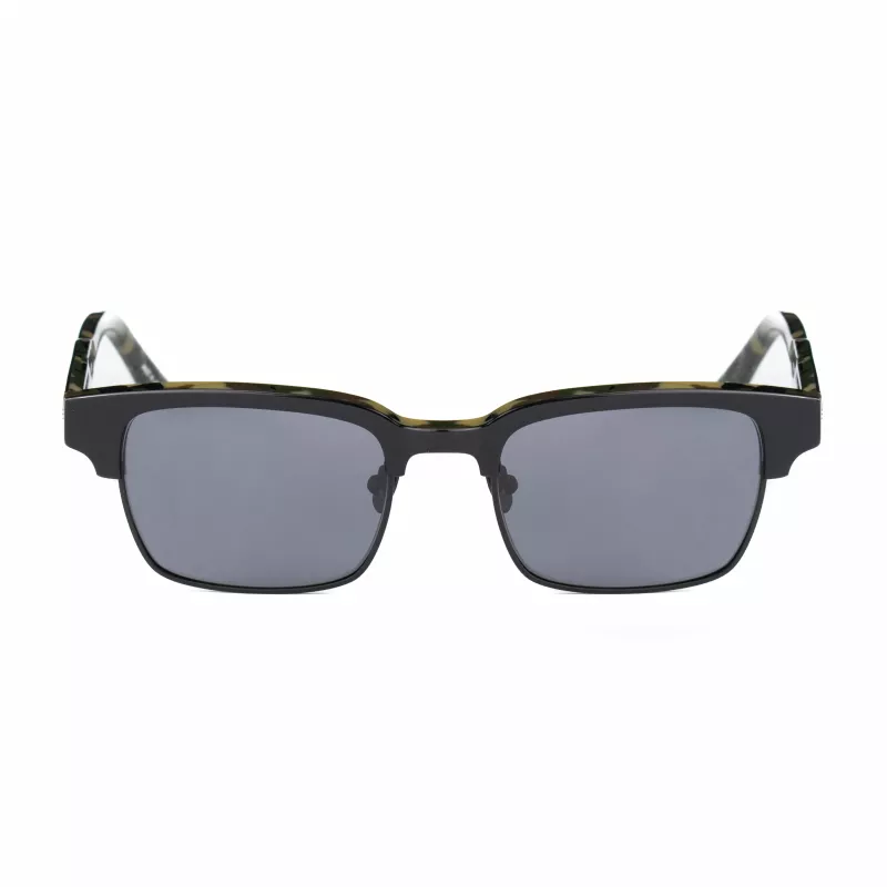 BELSTAFF Unisex Rampling-S103 Sunglasses (52/20/145 mm) Black Frame Grey Lens