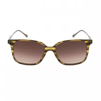 BELSTAFF Women's Bonington Sunglasses BONINGTONS024 - Black Acetate Frame, Grey Polycarbonate Lenses, UV400 Protection, 53mm Lens Width