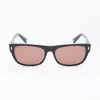 BELSTAFF Women's Hudson-S185 Sunglasses - Black Frame, Grey Lens, 54mm