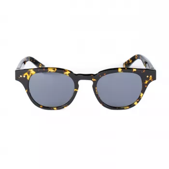 BELSTAFF Women's Marshall S064 Sunglasses - Black Acetate Frame, Grey Polycarbonate Lens, 47/21/148 mm