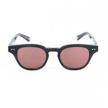 Belstaff Women's Marshall Sunglasses MARSHALL-S063 (47/21/148 mm) - Black Acetate Frame, Smoke Lens