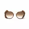 BELSTAFF Women's Pinnerdoradof Sunglasses - 53/19/145 mm - Gold-Tone/Brown Frame