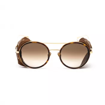 BELSTAFF Women's Pinnerdoradof Sunglasses - 53/19/145 mm - Gold-Tone/Brown Frame