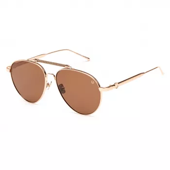 BELSTAFF Women's Staffordmarro Rectangular Sunglasses - Brown Acetate Frame - UV400