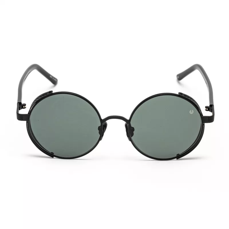 BELSTAFF Women Trophy II Sunglasses - Black Acetate Frame, Grey Lens, 53mm