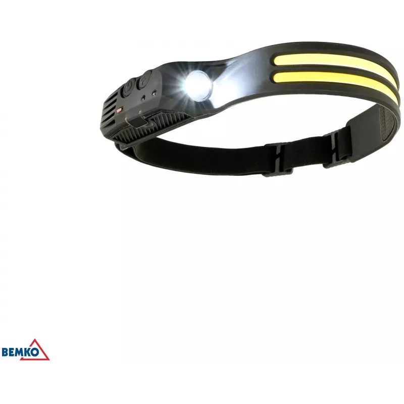 BEMKO C49-LTC01 Rechargeable LED Headlamp, 1200mAh, 100 Lumens, IPX4, 80m Beam