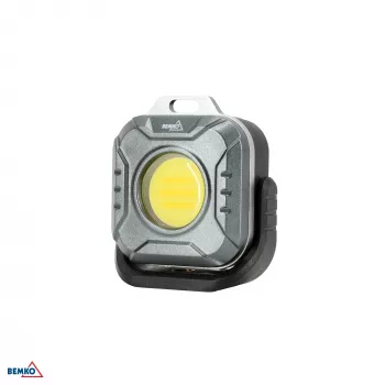 BEMKO C49-LTW08 Multifunctional LED Flashlight 1200 mAh IP44 Black