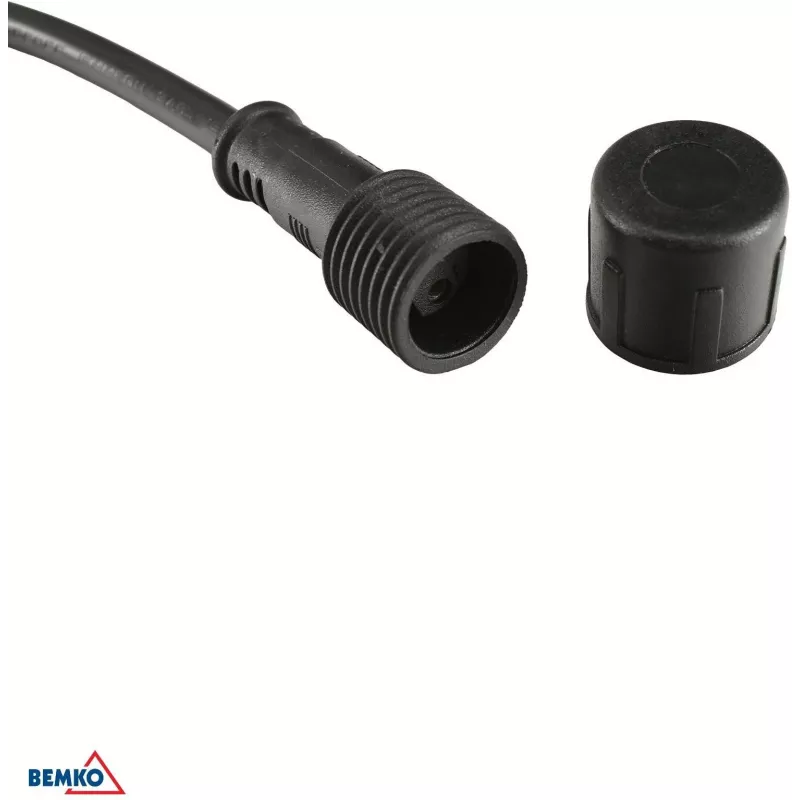 BEMKO SOLBEE Solar-Powered LED Garden String Lights 10 LEDs 10m Warm White 3000K IP65 Black
