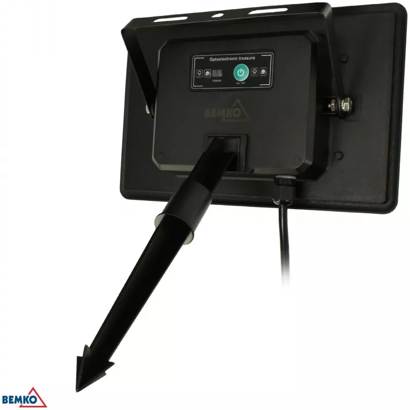 BEMKO SOLBEE Solar-Powered LED Garden String Lights 10 LEDs 10m Warm White 3000K IP65 Black