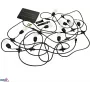 BEMKO SOLBEE Solar-Powered LED Garden String Lights 10 LEDs 10m Warm White 3000K IP65 Black