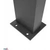 BEMKO SOLVEO Hybrid LED Garden Bollard Light 7W 600lm CCT 3000K/4000K/6500K 80cm IP65 Dark Grey with PIR Sensor