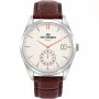 BEN SHERMAN Men's Watch WB039T 43mm Brown Leather Strap Black Dial